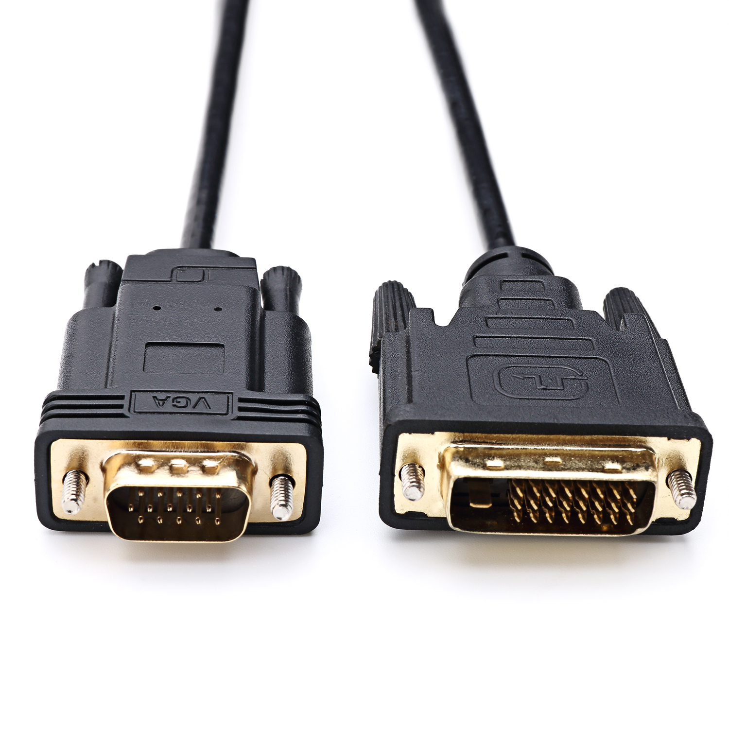 1080P FHD Active DVI to VGA 6FT DVI 24+1 DVI-D M to VGA Male Cable 6Ft Long OPT