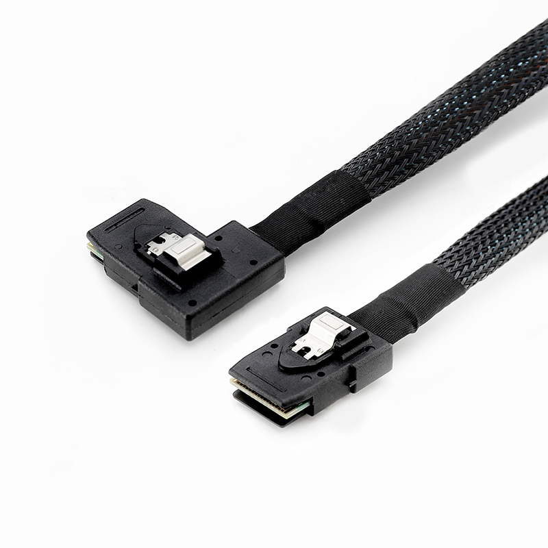 8088 8087 G0306-1M YIWENTEC Mini SAS 26Pin SFF-8088 to Mini SAS 36Pin SFF-8087 External Cable Attached SCSI 8088 8087 G0306-1M YIWENTEC Mini SAS 26Pin SFF-8088 to Mini SAS 36Pin SFF-8087 External Cable Attached SCSI