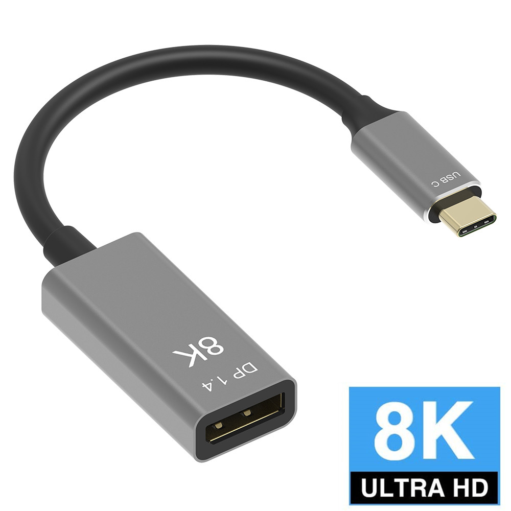 YIWENTEC USB C to DisplayPort 1.4 8K Cable 8K@60Hz 4K@144Hz Male Converter Thunderbolt 3 to DisplayPort Adapter D0201-usb c to displayport -YIWENTEC