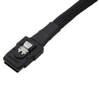 Sff-8087 YIWENTEC Mini SAS 36Pin to Mini SAS 36Pin 8087 to 8087 Right 90 Degree 0.8m HDD Data Cable