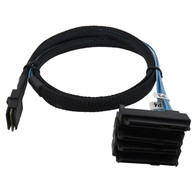 YIWENTEC sas sata cable Internal SFF8087 Mini SAS 36pin Male W/Latch To SATA 7Pin Female (X4) Forward Breakout Cable 1M G0501