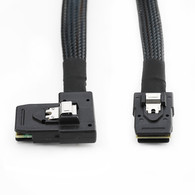 YIWENTEC 0.8 M Internal Mini SAS 36-Pin 8087 to Right Bend 90 Degree SFF-8087 Cable (8087 to 8087 Right Bend 0.8m) H0508