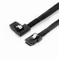 YIWENTEC 0.8 M Internal Mini SAS 36-Pin 8087 to Right Bend 90 Degree SFF-8087 Cable (8087 to 8087 Right Bend 0.8m) H0508