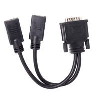  Yiwentec DMS 59 Pin Male to HDMI Female Dual Monitor Extension Cable Adapter for LHF Graphics Card (DMS 59 pin Dual hdmi)  D0508