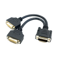 YIWENTEC  DMS Male 59 Pin to 2 DVI 24+5 Female dual Monitors Extension Cable Adapter for LHF Graphics Card (dms 59 pin Dual dvi) D0503 