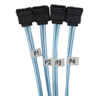 YIWENTEC Mini SAS 36P SFF-8087 to 4 SATA 7Pin 90 degrees target Hard Disk Data Cable 1M  H0202