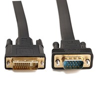 YIWENTEC Active DVI to VGA, 6FT DVI 24+1 DVI-D M to VGA Male with Chip Active Adapter Converter Cable for PC DVD Monitor HDTV E0308