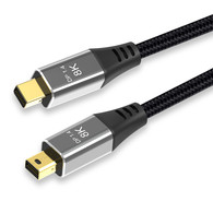 YIWENTEC Mini DisplayPort to Mini DisplayPort 8K(7680x4320)@60Hz 4K@144Hz Mini DP to Mini DP DP 1.4 8K Ultra HD Cable Converter B0306-8K