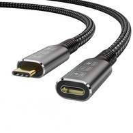 YIWENTEC USB4 8K Cable Thunderbolt 4 Compatible USB 4 Type-c Male to Female Extension Cable Ultra HD 8K@60Hz 100W Charging 40Gbps Data Transfer Compatible with External SSD eGPU USB-C Docking F0408
