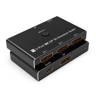 YIWENTEC DisplayPort 8K DP 1.4 Switch Bi-Direction 8K@30Hz 4K@120Hz Splitter Converter for Multiple Source and displays.A0209 