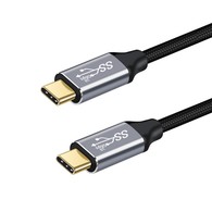 YIWNETEC  USB C to USB C male male  directly  Cable , USB C Data Cable USB 3.2 Gen 2 10Gbps Data Transfer USB C 100W Cable, 4K 60Hz USB C Display Cable  D0103 directly